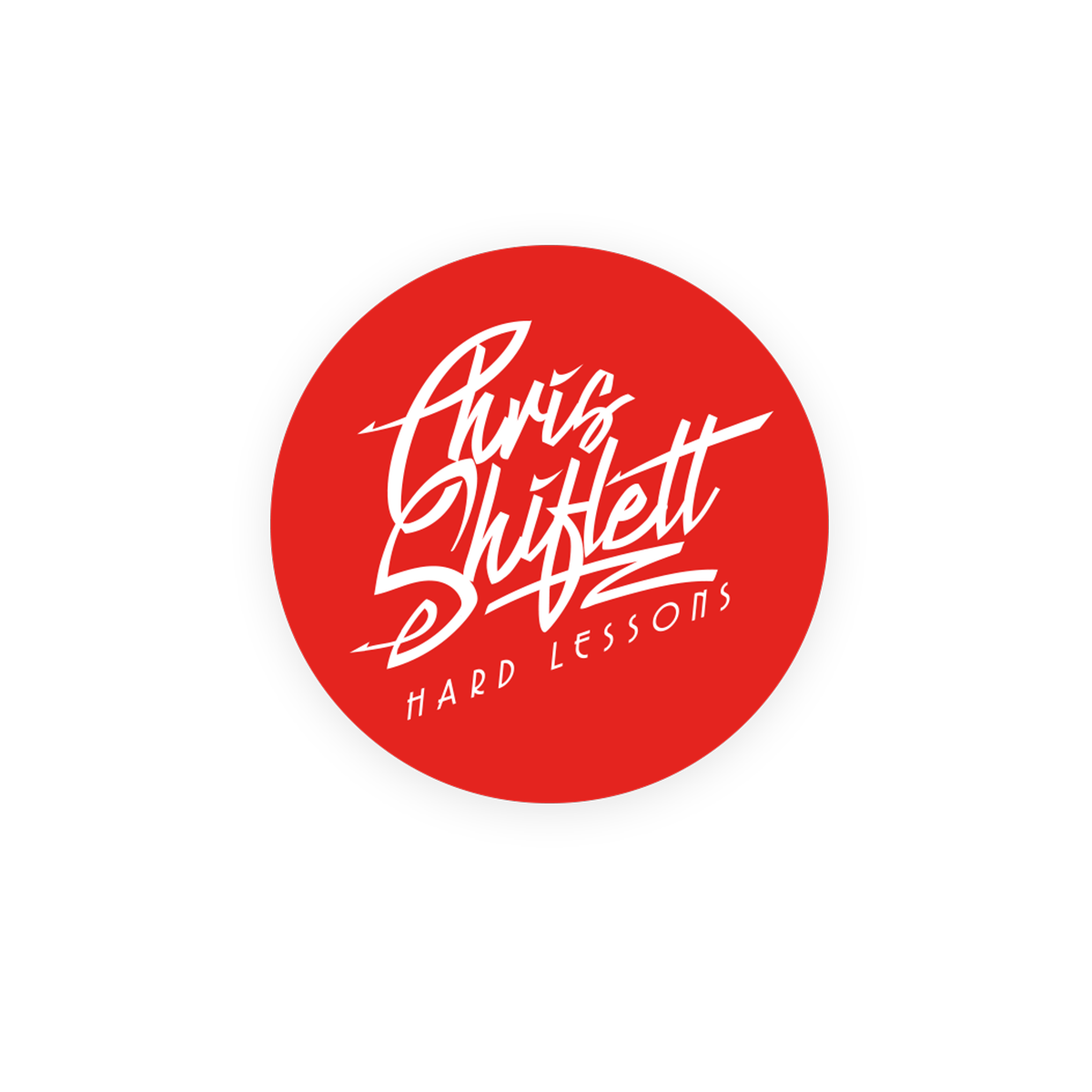 Hard Lessons Sticker - Chris Shiflett